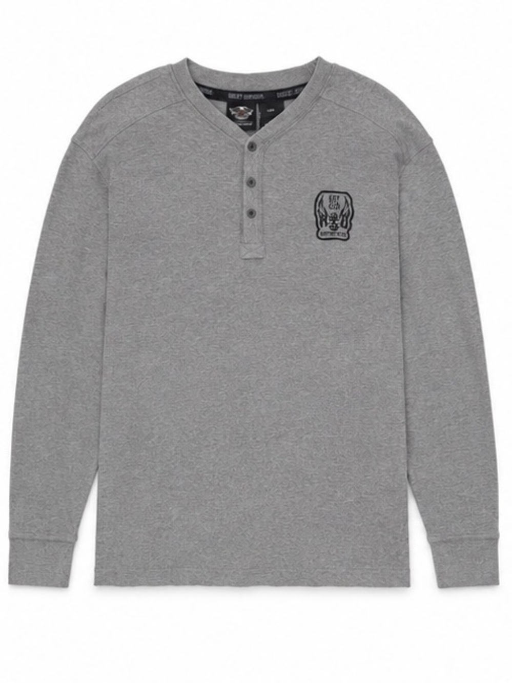 Harley-Davidson Gray Long Sleeve Eagle Graphic Tee - Picture 2 of 3